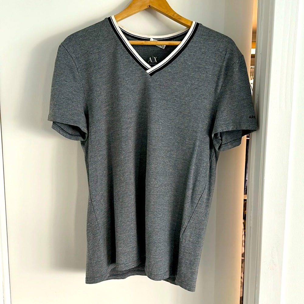 Armani Exchange Gray Tshirt